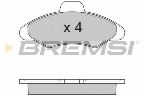 Гальмівні колодки пер. Ford Escort/Fiesta 90-02