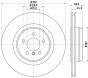 Тормозной диск 5 Gran Turismo (F07), 7 (F01, F02, F03, F04), ALPINA BMW, фото 4 - интернет-магазин Auto-Mechanic