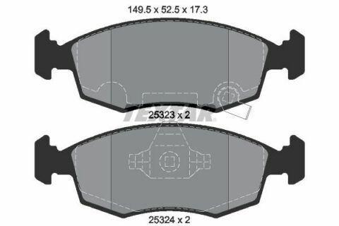 Колодки гальмівні (передні) Fiat Panda/Lancia Ypsilon 11- Q+ Колодки гальмівні (передні) Fiat Panda/Lancia Ypsilon 11- Q+