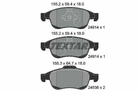 Колодки гальмівні (передні) Renault Fluence/Megane/Scenic 08- (Teves) Q+