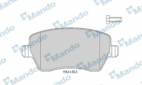 MBF015179 MANDO Тормозные колодки для дисков