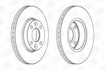 Диск тормозной передний Nissan Note 1.4, Micra 1.0 1.2 1.4 02-,Logan 07- RENAULT