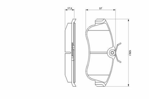 Колодки гальмівні (передні) Nissan Primera 90-02/Almera 00-