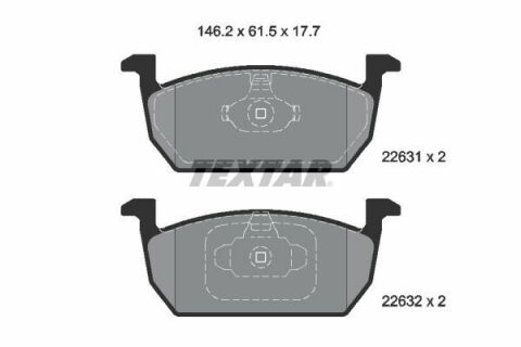 Колодки тормозные (передние) Audi A1 18-/Seat Leon 12-/Ibiza/VW Polo 17- (Mando) Q+