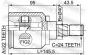 Шрус внутрішній 22x40x24 NISSAN ALMERA 00-, фото 2 - інтерент-магазин Auto-Mechanic