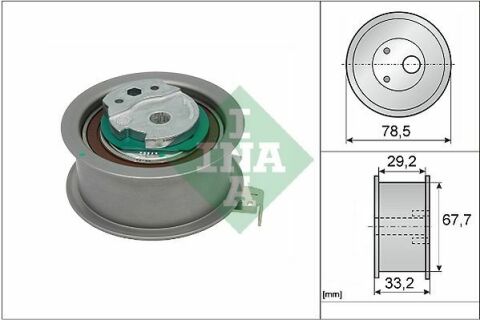 Ролик ГРМ Volvo S60/S80/S90/V40/V60/V70/V90/XC40/XC60/XC90 2.0D 13- (натяжний) (78.5x33.2)