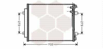 Радиатор кондиционера (с осушителем) VW Passat 1.4-3.6 05-16