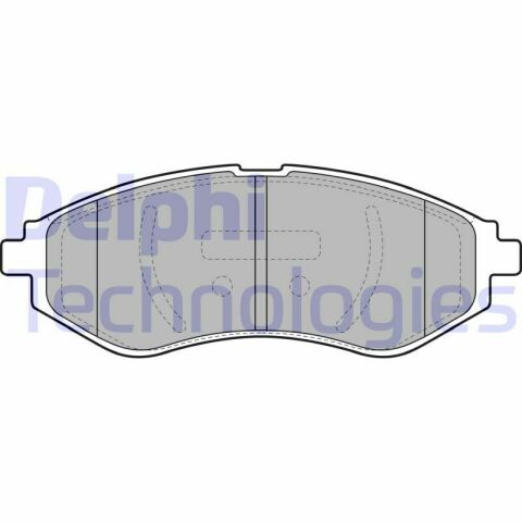 Колодки тормозные (передние) Daewoo Lanos/Chevrolet Aveo 03- (Akebono)