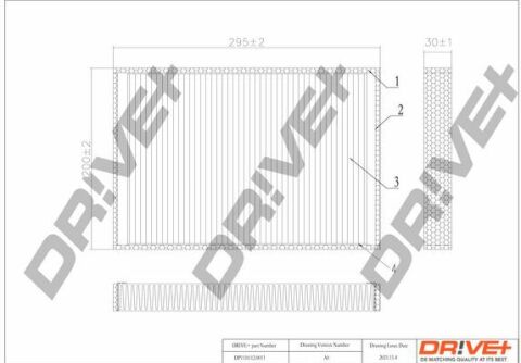 DP1110.12.0011 Drive+ - Фильтр салона