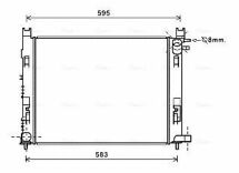 Радиатор охлаждения DACIA LOGAN/ CLIO/ DOKKER (Ava)