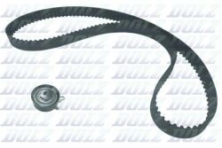 DOLZ К-кт. ГРМ  (2шт.рем.+ролик+крепление) VW T4 2.4d