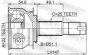 ШРКШ (ШРУС) наружный 22x51x25 CHEVROLET COBALT 13-, фото 2 - интернет-магазин Auto-Mechanic