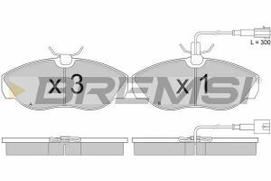 Гальмівні колодки перед. Ducato/Boxer 94-02 (1.4t)