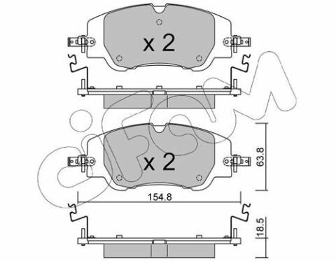 CITROEN Колодки гальмівні передні C4 1.2-1.5 20-, OPEL, DS, PEUGEOT