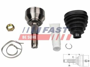 ШРУС внешний комплект FIAT Ducato 06-14; PEUGEOT Boxer 06-14; CITROEN Jumper 06-14