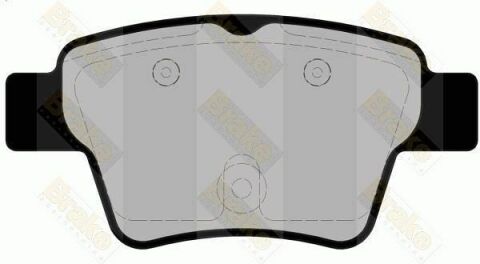 Комплект гальмівних накладок, дискове гальмо