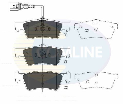 CBP16062 Comline - Тормозные колодки для дисков