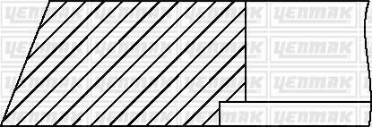 Комплект поршневых колец (82,51/std) (1,2/1,2/2,0) Audi A3/A4/A5/Q3/Q5 1.8-2.0tfsi, skoda octavia 1.8-2.0tsi, vw golf/polo/ tiguan 1.8-2.0tsi/fsi