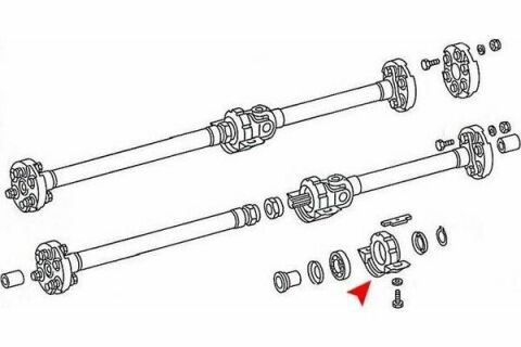 Опора, карданний вал Опора, карданний вал