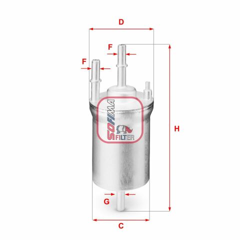 Фильтр топливный VW Caddy 1.6 BiFuel/ 2.0 EcoFuel 04-15 (OE line)