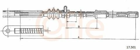 Трос ручника