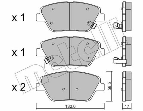 Колодки тормозные (передние) Hyundai Sonata VI 11-14//Kia Optima 10-