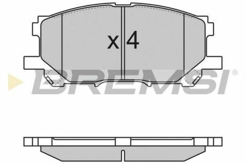 Тормозные колодки пер. Lexus RX 03-08 (Sumitomo)