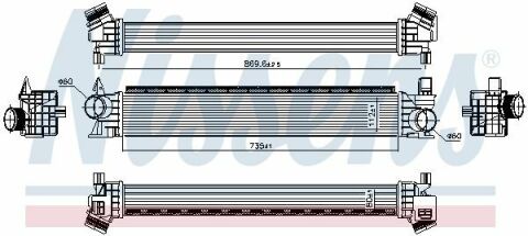 Интеркулер  PEUGEOT  BOXER  (250)  (06-)  2.0  BlueHDi