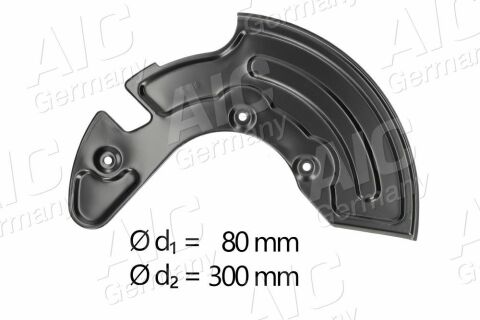 Захист диска гальмівного (переднього) (R) Aud A4/A6/VW Passat 94-05