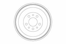 Барабан гальмівний (задній) Fiat Doblo 10-/Opel Combo 12-