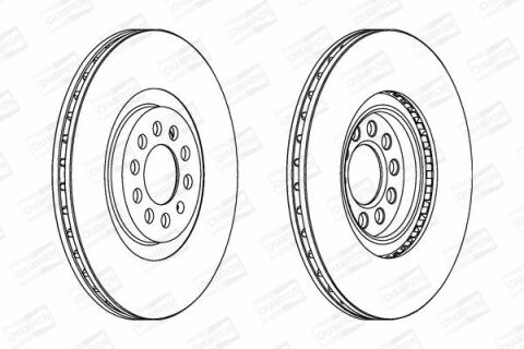 Диск гальмівній передній audi a3,golf iv,skoda superb 99-