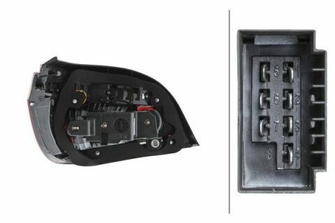 Задний фонарь правый LED (7 функций. освещение) 5 (E60)