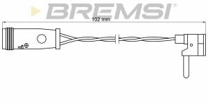 Датчик тормозных колодок MB E-class W211/S211 02-09 пер.