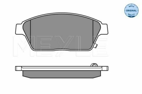 Колодки тормозные (передние) Opel Astra J/Zafira C/Chevrolet Cruze 09-