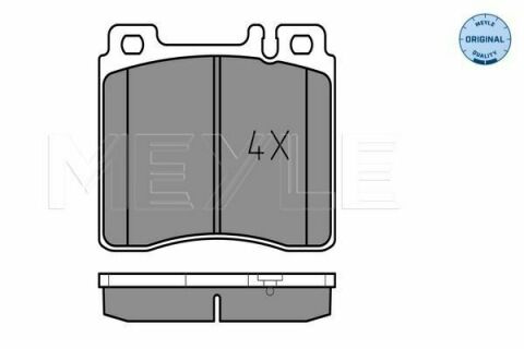 Колодки тормозные (передние) MB S-class (W140) 91-98