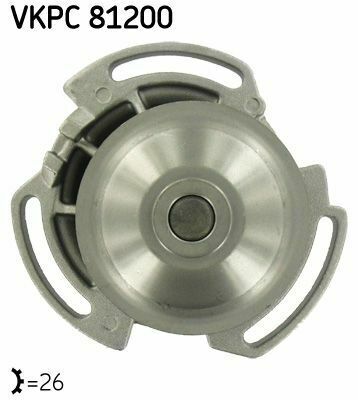 SKF VW Помпа воды GOLF I,|| 1.1-1.3 , Passat  1.3 80-, Polo 1.1-1.3