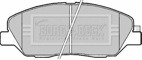 BBP2176 BORG & BECK - Гальмівні колодки до дисків BBP2176 BORG & BECK - Гальмівні колодки до дисків