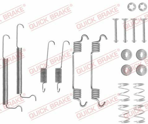 Комплект пружинок колодок ручника Opel Astra F/Corsa A 82-98 (Opel)