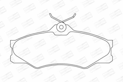 Колодки гальмові передні T3 9/85-VW