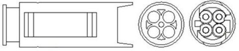 Лямбда-зонд (4 конт.) e46/39 2.0/3.0 98-