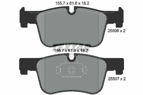 Колодки гальмівні (передні) BMW 1 (F20)/3 (F30)/4 (F32) 10- (CBI) Q+