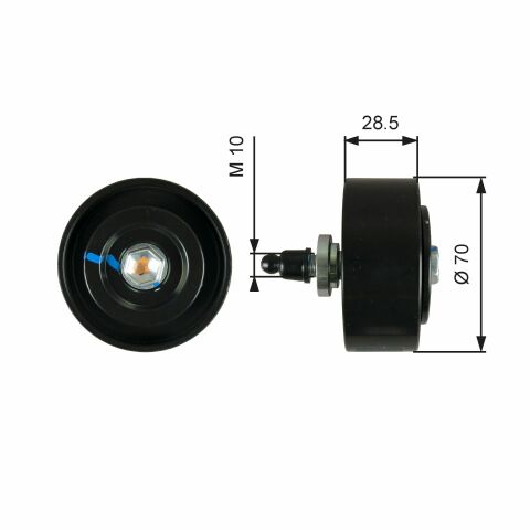 T36335 (7803-21435) Обвідний ролик GATES DRIVEALIGN MV IDLER T36335 (7803-21435) Обвідний ролик GATES DRIVEALIGN MV IDLER