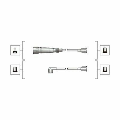 Провода зажигания Audi A6 2.0 94-97/VW Passat 1.6 96-00 (к-кт) (MSQ0103)