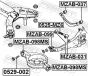 Сайлентблок важеля задн. Mazda 6 02-07 (повздовжнього), фото 2 - інтерент-магазин Auto-Mechanic