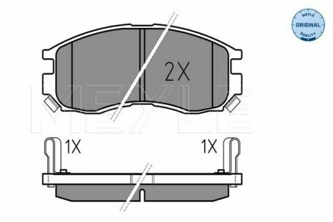 Колодки тормозные (передние) Mitsubishi Colt 90-96/Galant/Lancer 88-04/Space Wagon 91-98