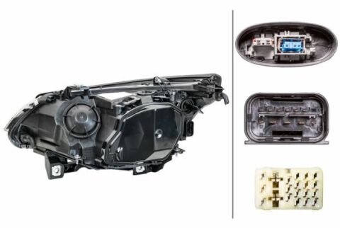 BMW Фара основна Bi-Xenon з мотором, без ламп, без предвк. приладу D1S H3 H8 PY21W з автостаб.