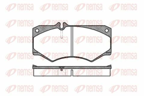 DB Тормозные колодки перед. W463207-508,VW LT 40, 45