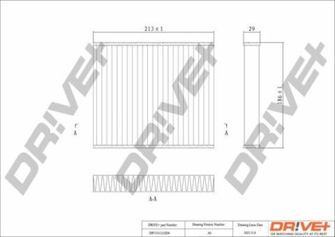 DP1110.12.0204 Drive+ - Фільтр салону