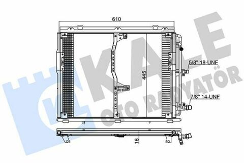 KALE DB Радиатор кондиционера S-Class W140