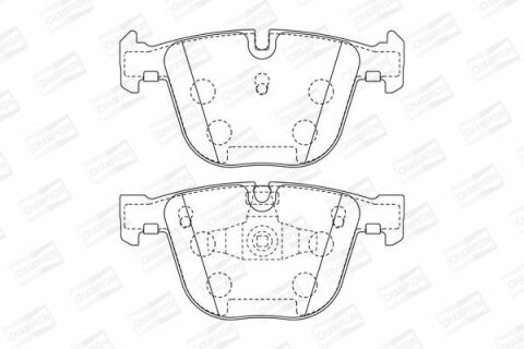 Тормозные колодки задние 5 Gran Turismo F07,7 F01-04 08- BMW